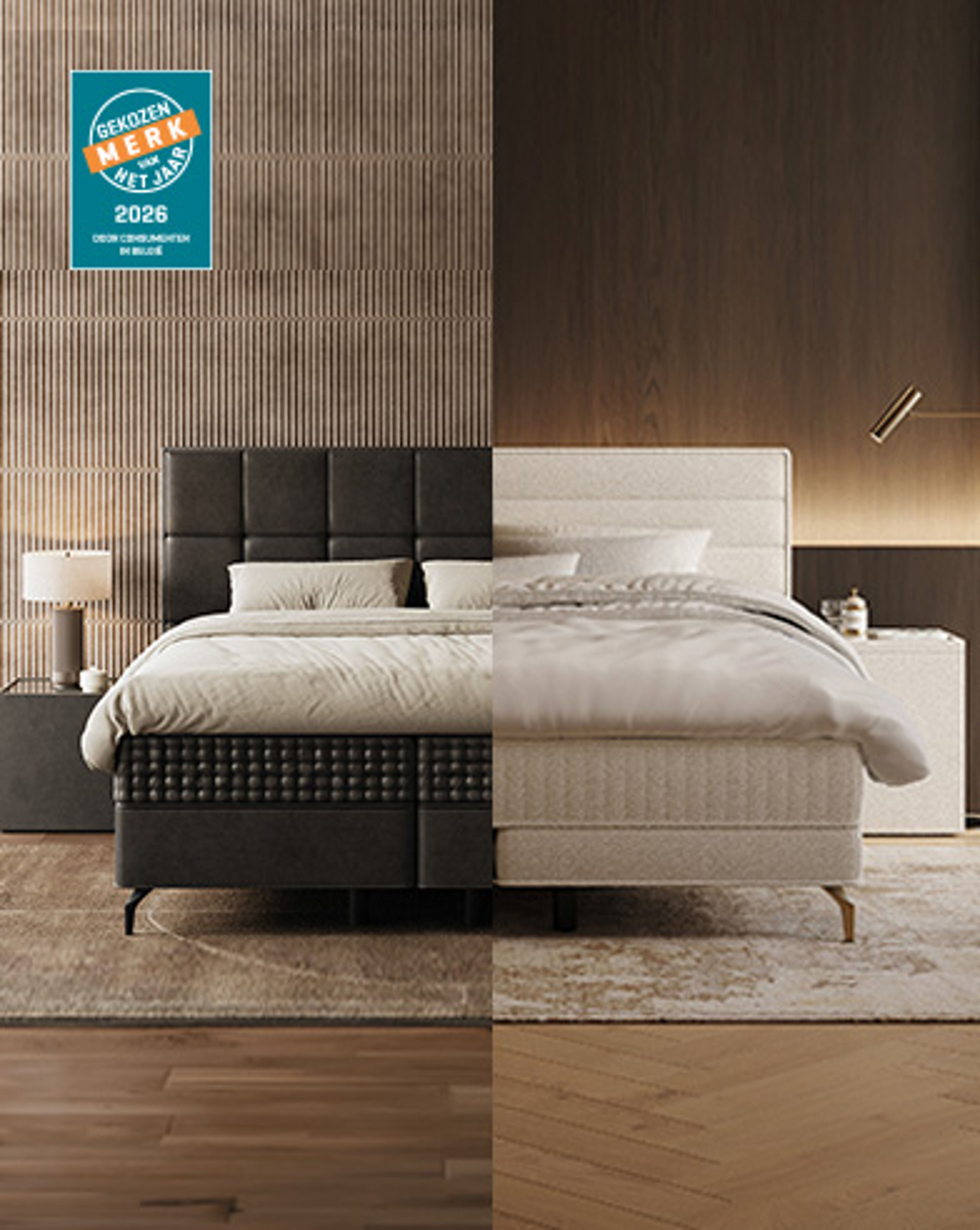 Stel jouw boxspring samen