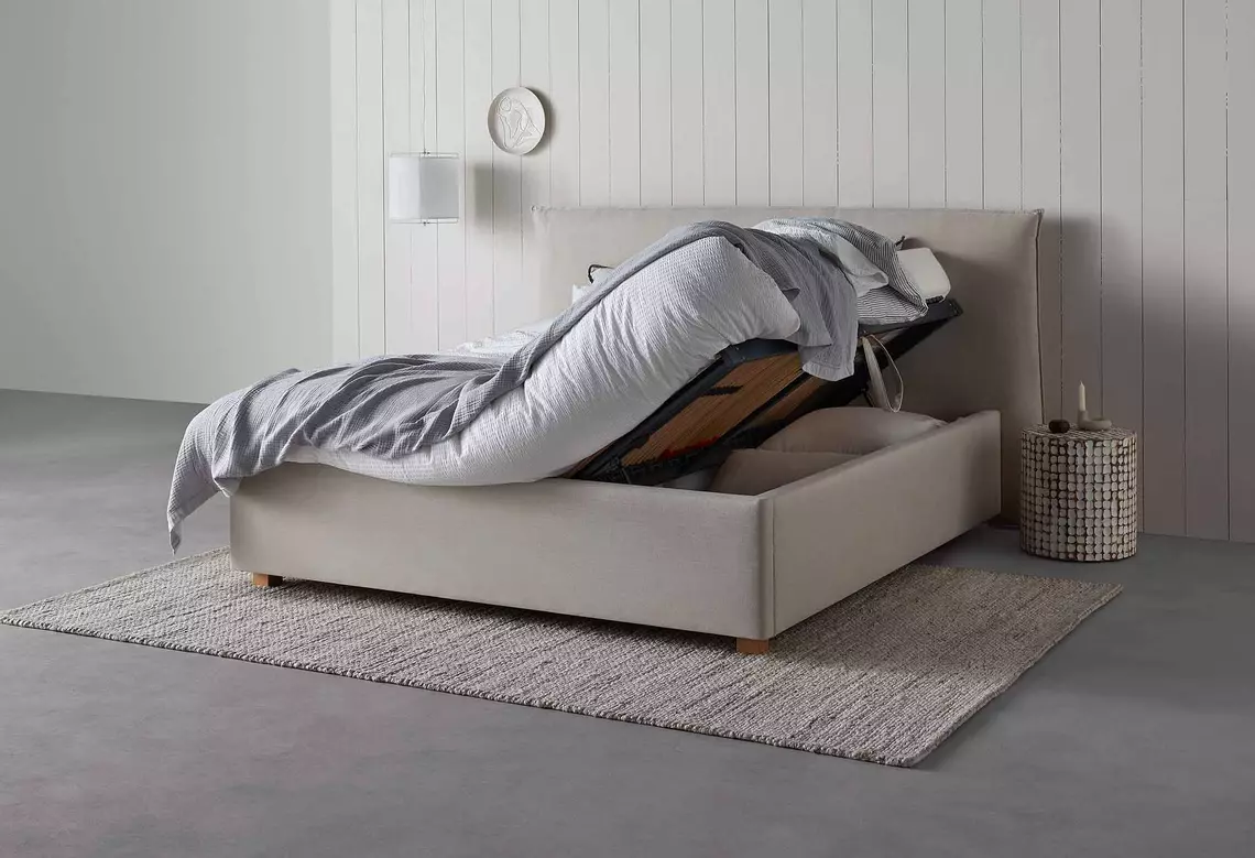 Bedhoogte en extra opbergruimte