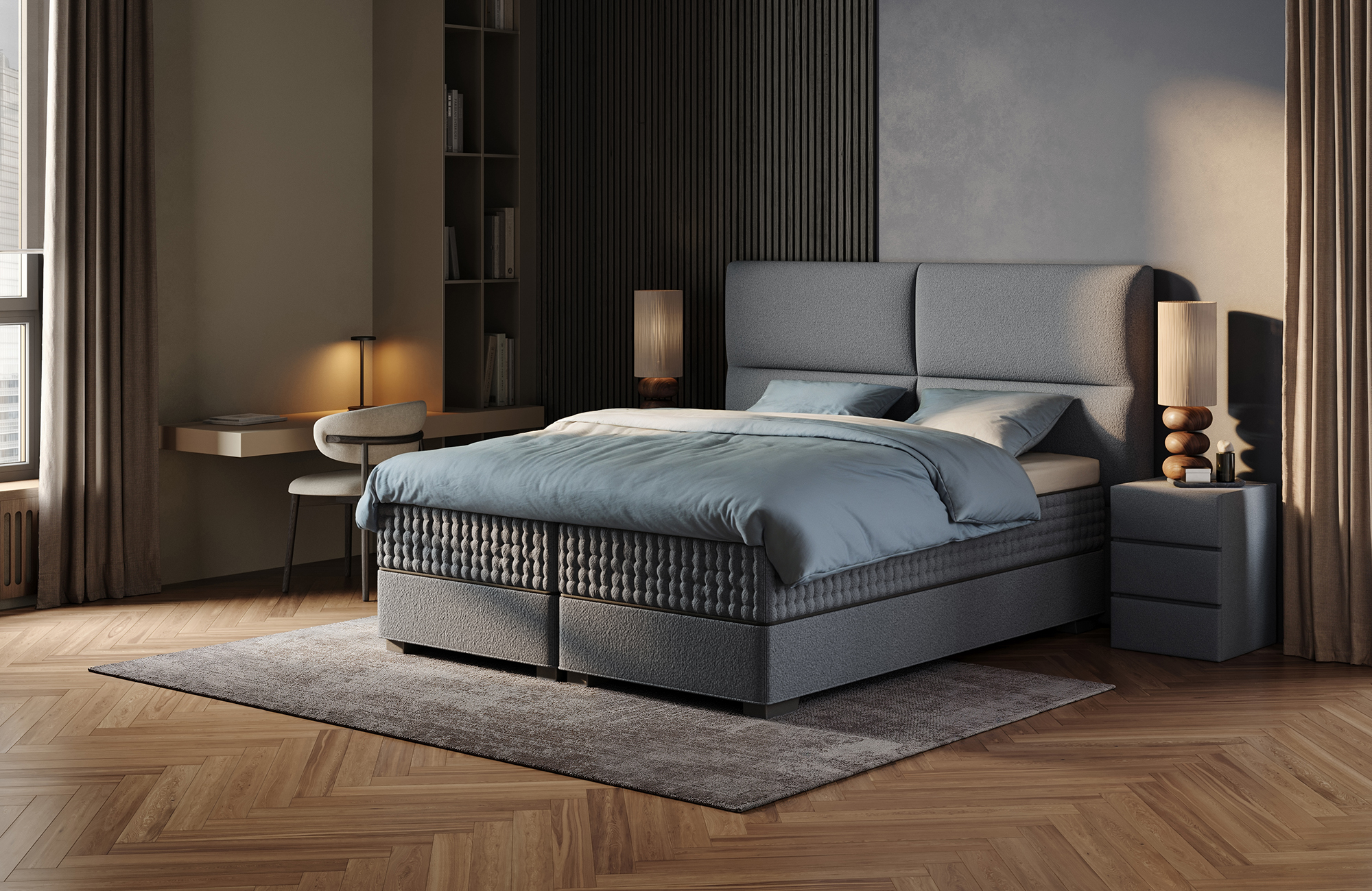 Boxspring Royal Serengeti - Snel leverbaar